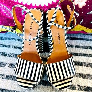 Chinese laundry stripped platform shoes. Soooo cute